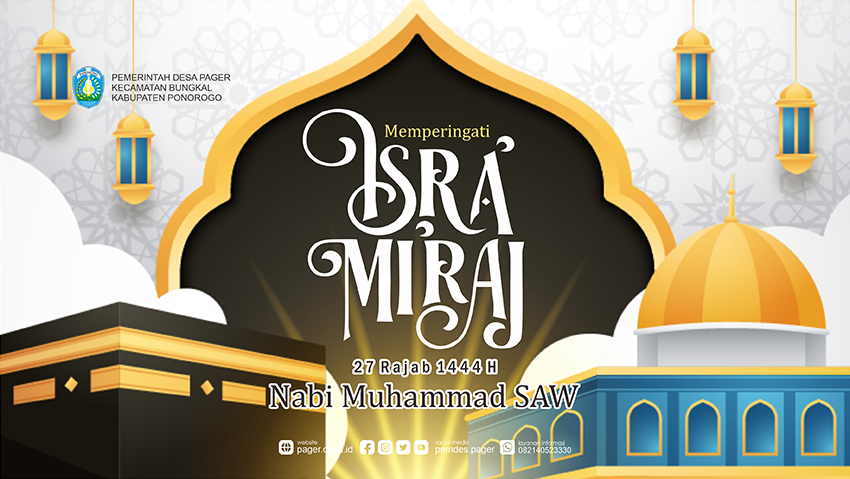 ISRO' MI'ROJ NABI MUHAMMAD SAW 1443 H